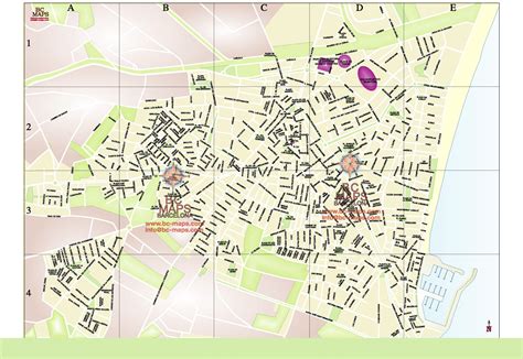 Roquetas Mapa Vectorial Illustrator Eps Ai Cc Bc Maps Mapa Vectorial Eps