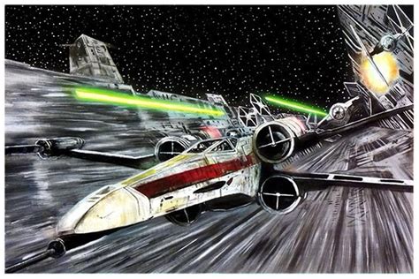 Star Wars X Wing Death Star Trench Run Limited Edition By Solman1