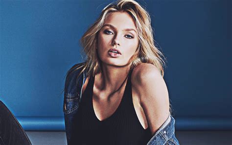Download Wallpapers 4k Romee Strijd 2018 American Celebrity Dutch Top Models Victorias