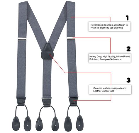 Men Braces Accessories Holdem Suspender For Men Made In Usa Y Back