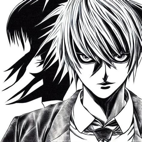 Death Note 2 Manga Art Unreleased Stable Diffusion Openart
