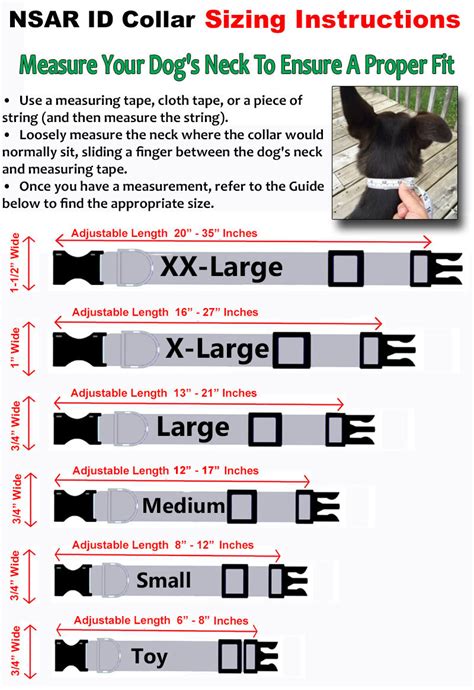 If it's too large it may fall off; Dog Collar Size Chart By Breed - Buurtsite.net