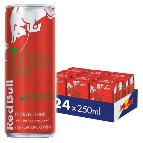 Red Bull Energy Drink Watermelon 250ml 24 Pack 6 X 4 Pack Shop