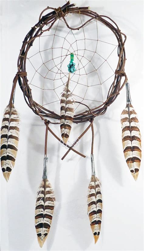 Traditional Turquois Nugget Dream Catcher Wall Hanging Etsy Canada