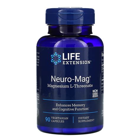 Life Extension Neuro Mag Magnesium L Threonate 90 Capsules