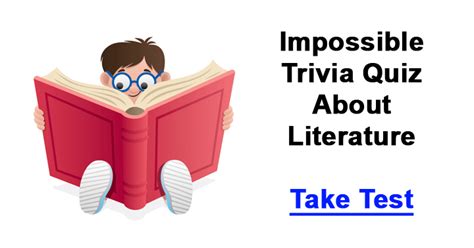 General knowledge literature quiz questions. Literature Trivia Quiz