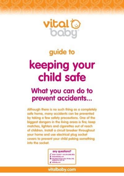 Keeping Your Child Safe Vital Baby