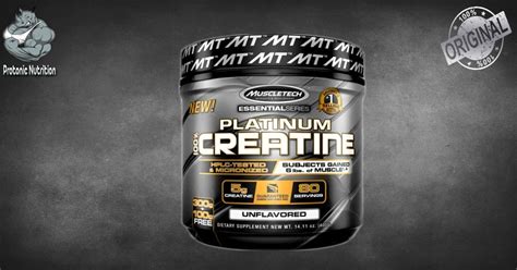 Platinum Creatine 400g 80 Servings By Muscletech Protonic Nutrition