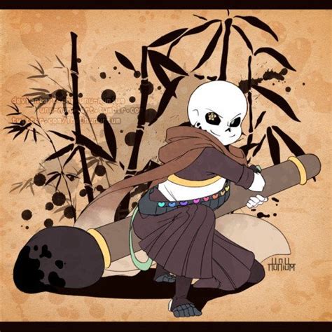 He exists out of them but can interact with them. Ink!Sans (NEW DESIGN 2020) | Wiki | Undertale AUs Amino