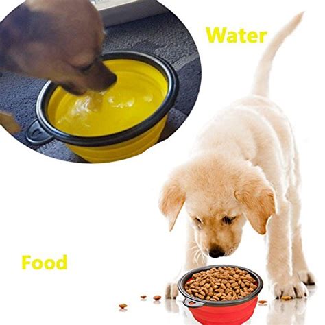 Once our dog has mastered keeping his heeling position with the help of food, we need to slowly remove the food. Comsun Large Size Collapsible Dog Bowl, Food Grade ...