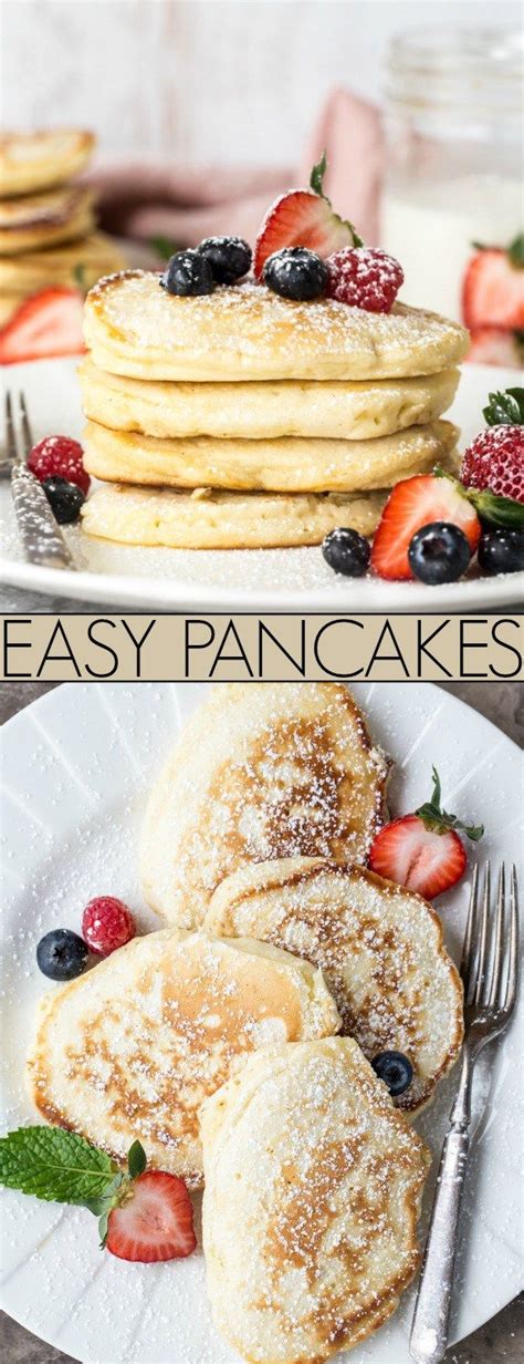 Easy Pancake Recipe Valentinas Corner Pancakes Easy