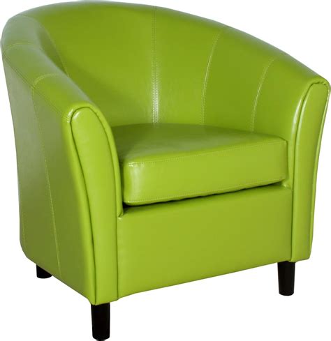 Best Selling Napoli Lime Green Leather Chair Home And Kitchen
