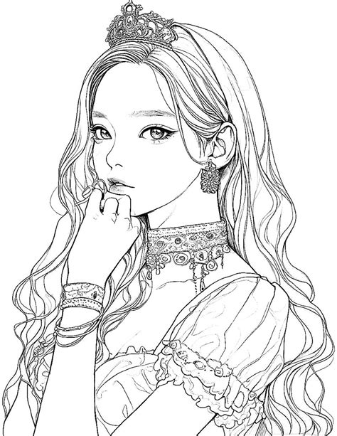 Discover 79 Anime Princess Coloring Pages Super Hot Vn