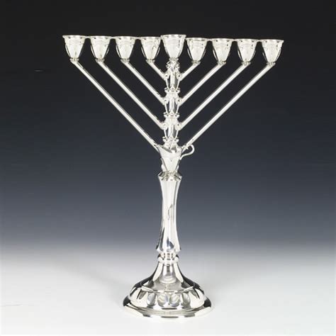 Sterling Silver Menorah Balalai Collection Chabad Style