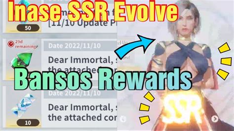 Rise Of Eros Compensation Rewards Trancend Evolve Sr Inase Youtube