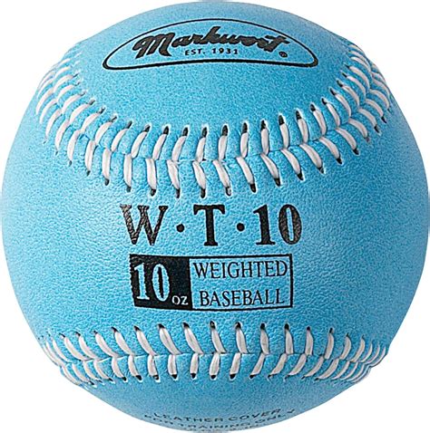 Markwort Weighted 9 Inch Baseballs Leather Cover Individually Boxed