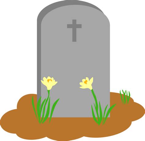 Tombstone And Grave Vector Art Image Free Stock Photo Public Domain
