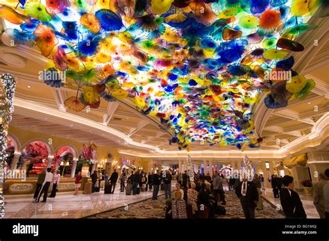 Bellagio Hotel Lobby Ceiling Hi Res Stock Photography And Images Alamy