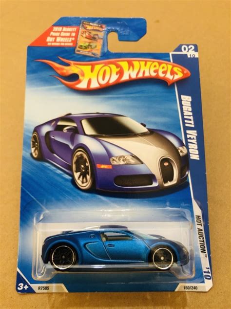 Hot Wheels Bugatti Veyron Satin Blue Shopee Malaysia