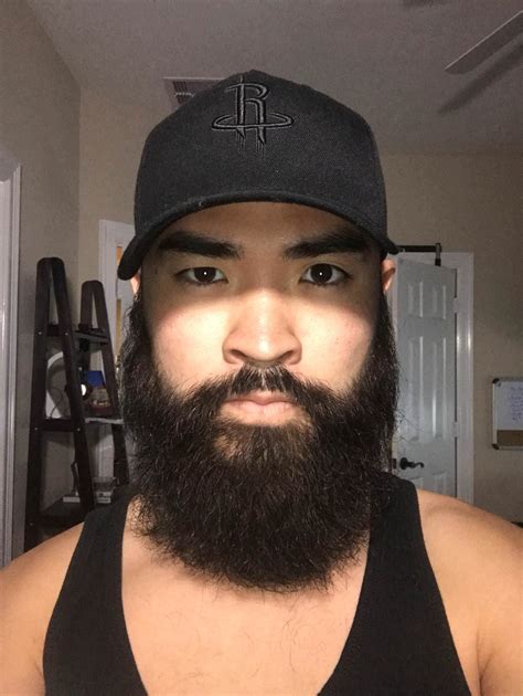 its world beard day heres the asian beard asian beard beard beard no mustache