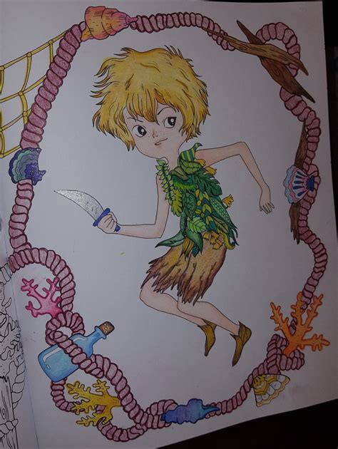 Peter Pan By Fabiana Attanasio Colored With Prismacolor Premier