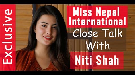 anmol kc and ayushman joshi are my favorite niti shah miss nepal international 2017 interview