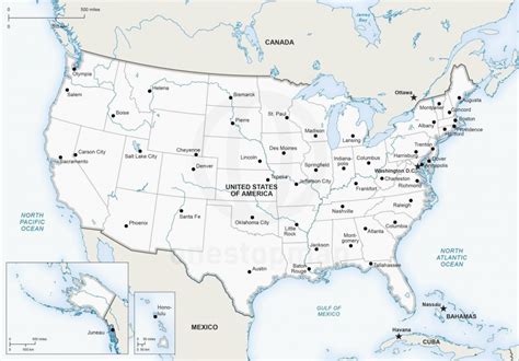 Free Printable Us Map With Major Cities Printable Templates