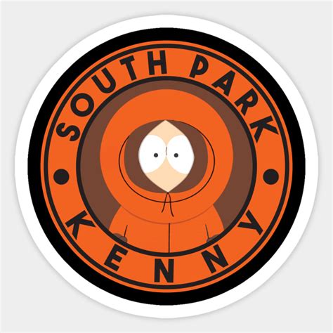 Kenny South Park Kenny Sticker Teepublic