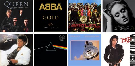 top 10 biggest selling albums in uk history creation