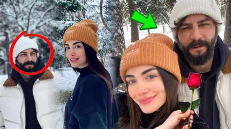 Gökberk Demirci With His Wife Özge Spotted Together Doing Romance In Snow 😍 💃 Take Break From