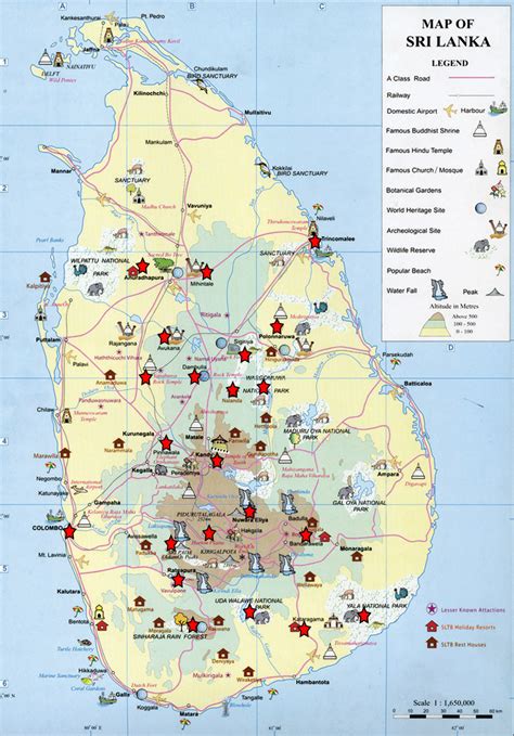 Mapas Geográficos de Sri Lanka Geografia Total