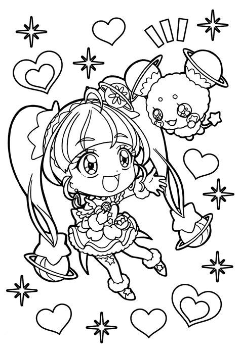 Star Precure Coloring Pages