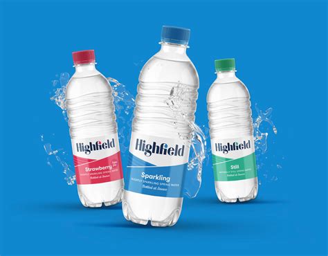 Brand And Packaging Design For Highfield Spring Water World Brand
