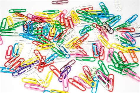 Colorful Paper Clips Stock Photo Image Of Colourful 50849924