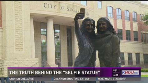 The Story Behind The Selfie Statue In Sugar Land