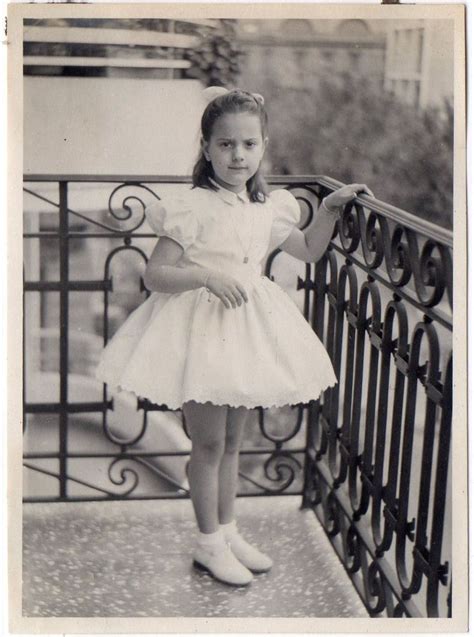 Old Vintage Original Photo Adorable Cute Little Girl In Nice Dress 1950
