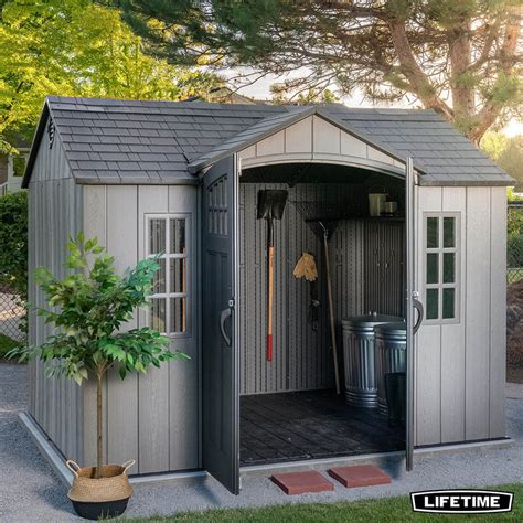 Garden storage shed costco gallery. Lifetime 10ft x 8ft (3 x 2.4 m) Outdoor Storage Shed | Costco UK
