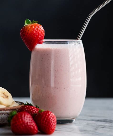 Healthy Strawberry Banana Smoothie Video Joyfoodsunshine