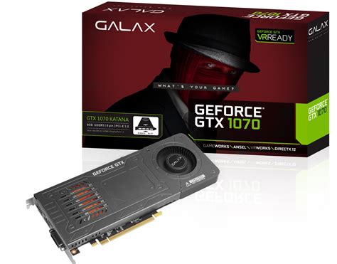 Galax Announces Gtx 1070 Katana Single Slot Gpu And 16mm Thickness