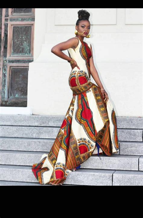 Dashiki Maxi Dress Dashiki Prom Dress Dashiki Wedding Dress African