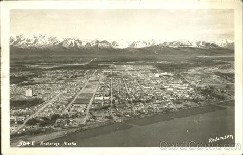 Aerial View Anchorage Ak
