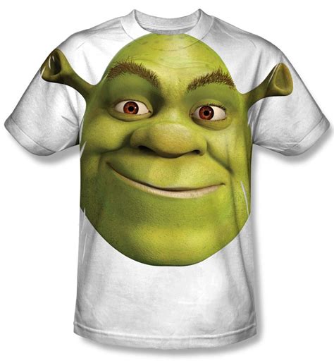 Shrek Head Sublimation Shirt Shrek Head Sublimation Shirts In 2020