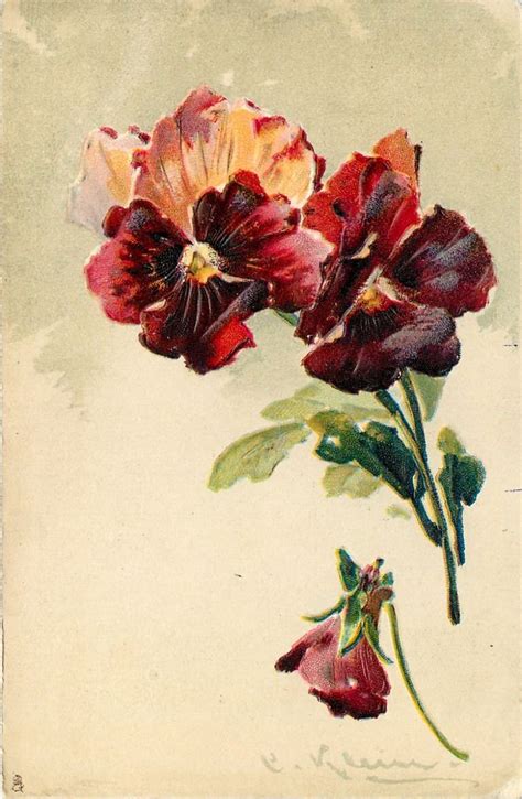 Vintage Floral Painting At Explore Collection Of
