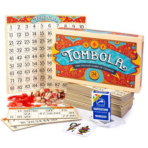 Italian Game Night Bundle - Tombola Bingo Board Game + Traditional ...