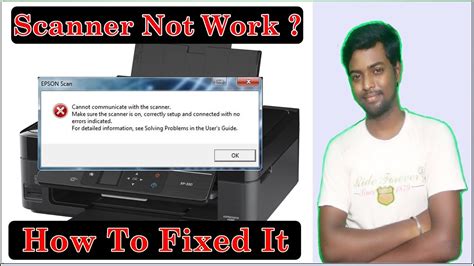 Scanner Not Work Scanner Cannot Communicate How To Fix