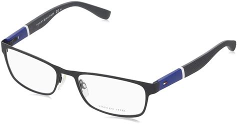 Tommy Hilfiger Mens Th 1284 Fo3 53 Sunglasses Black Blue White Grey