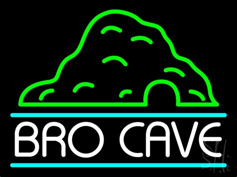Bro Cave Led Neon Sign Bar Neon Signs Everything Neon