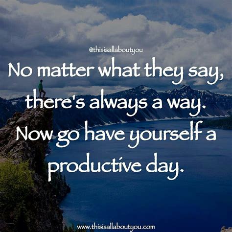 Productive Day Quotes Inspiration