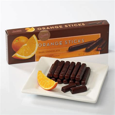 Gourmet Dark Chocolate Orange Sticks Current Catalog