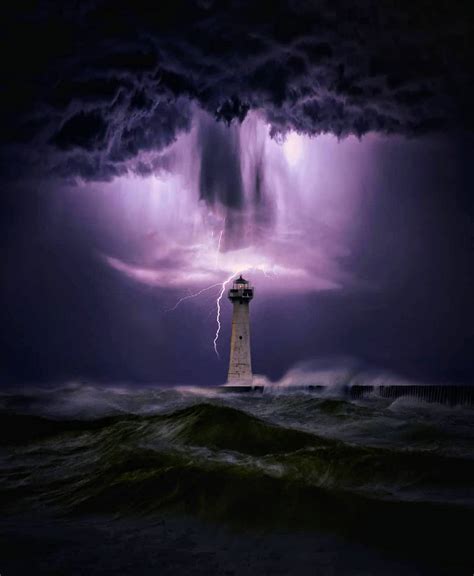 Lighthouse Storm Wallpapers Top Free Lighthouse Storm Backgrounds Wallpaperaccess